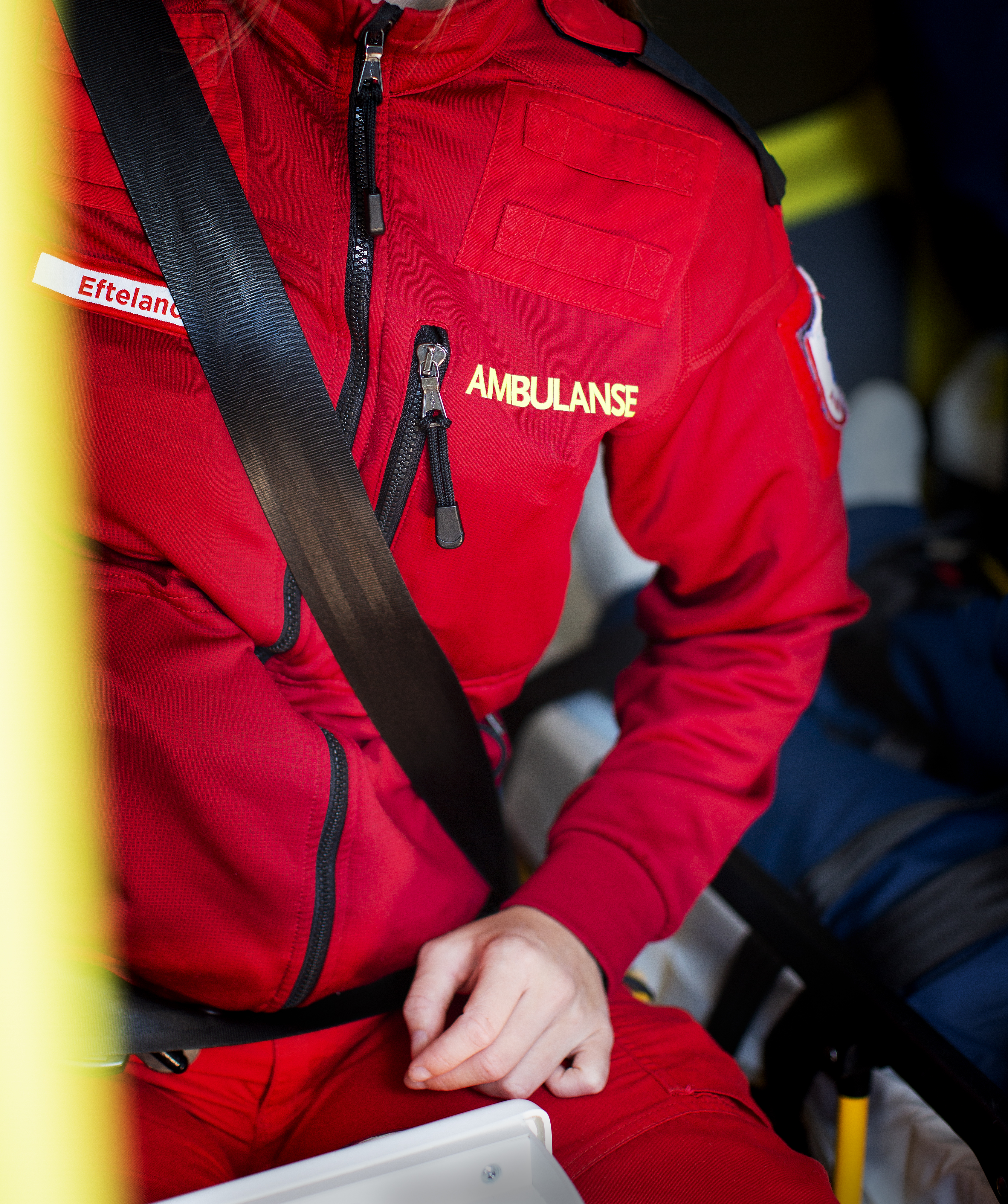 Ambulanseuniform, illustrasjonsbilde.