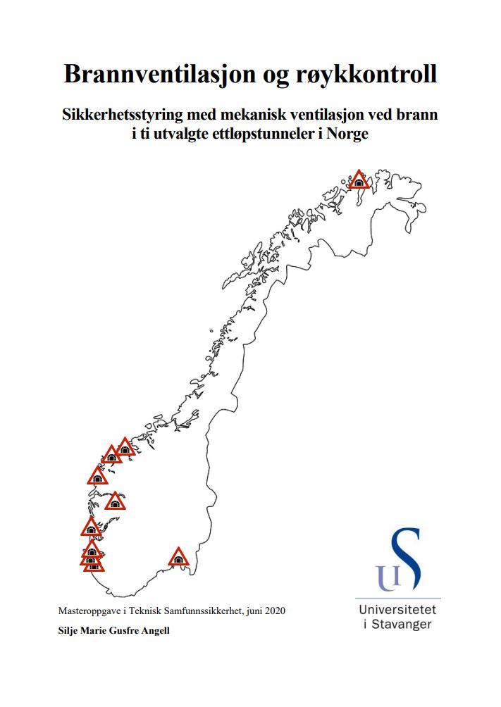 Bilde: forside til masteroppgave om brannventilasjon og røykkontroll