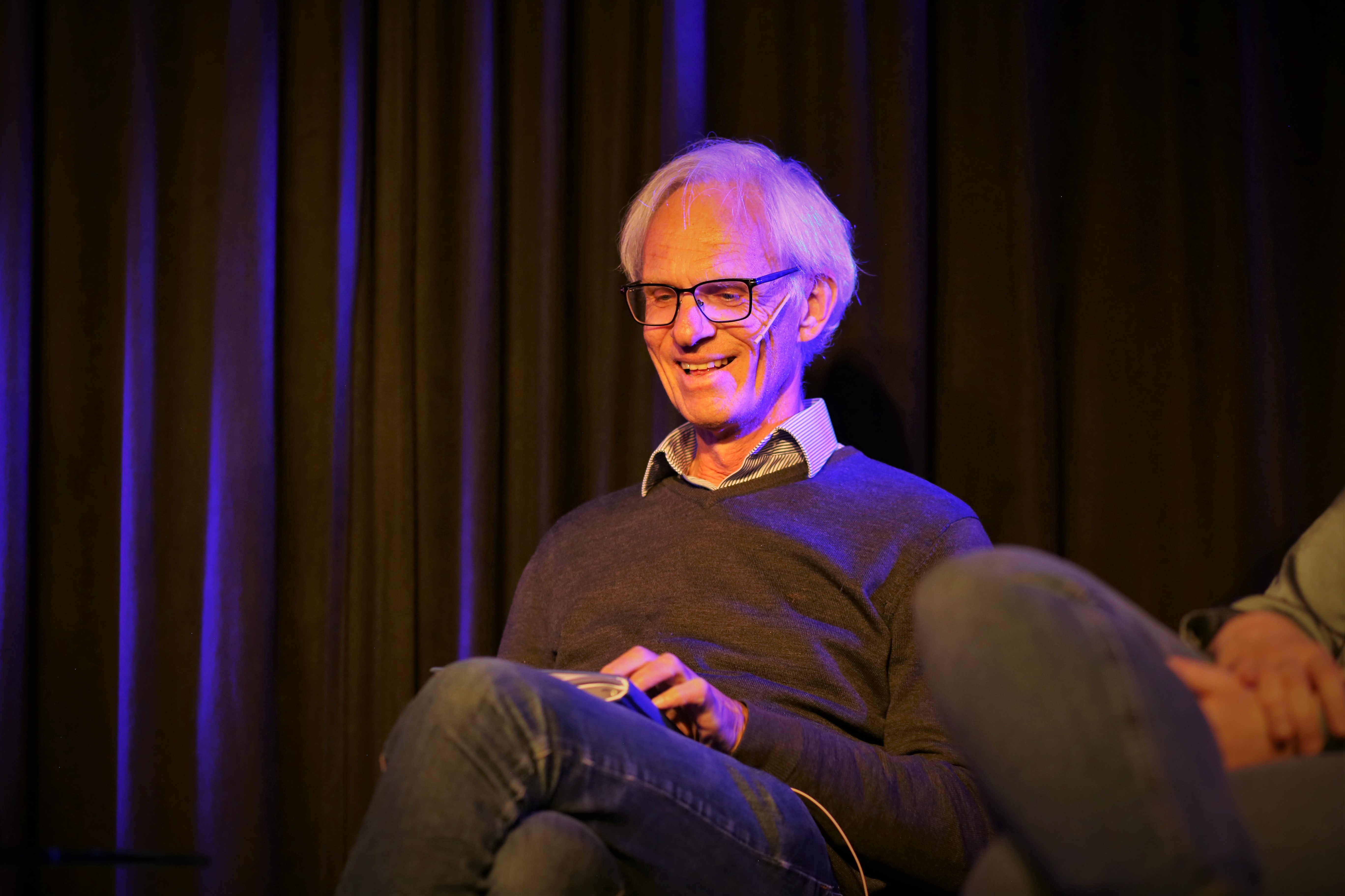 Paul Bjerke under en debatt.