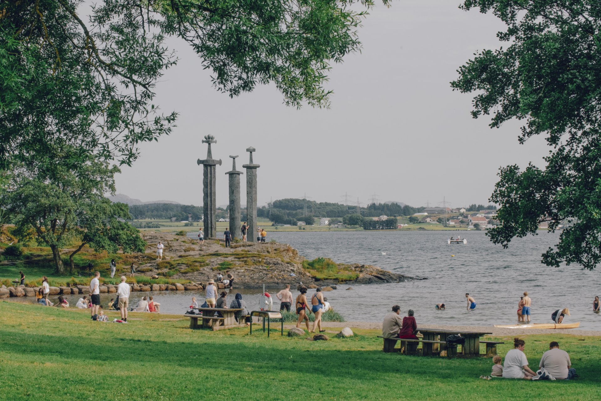 Landskapsbilde av møllebukta