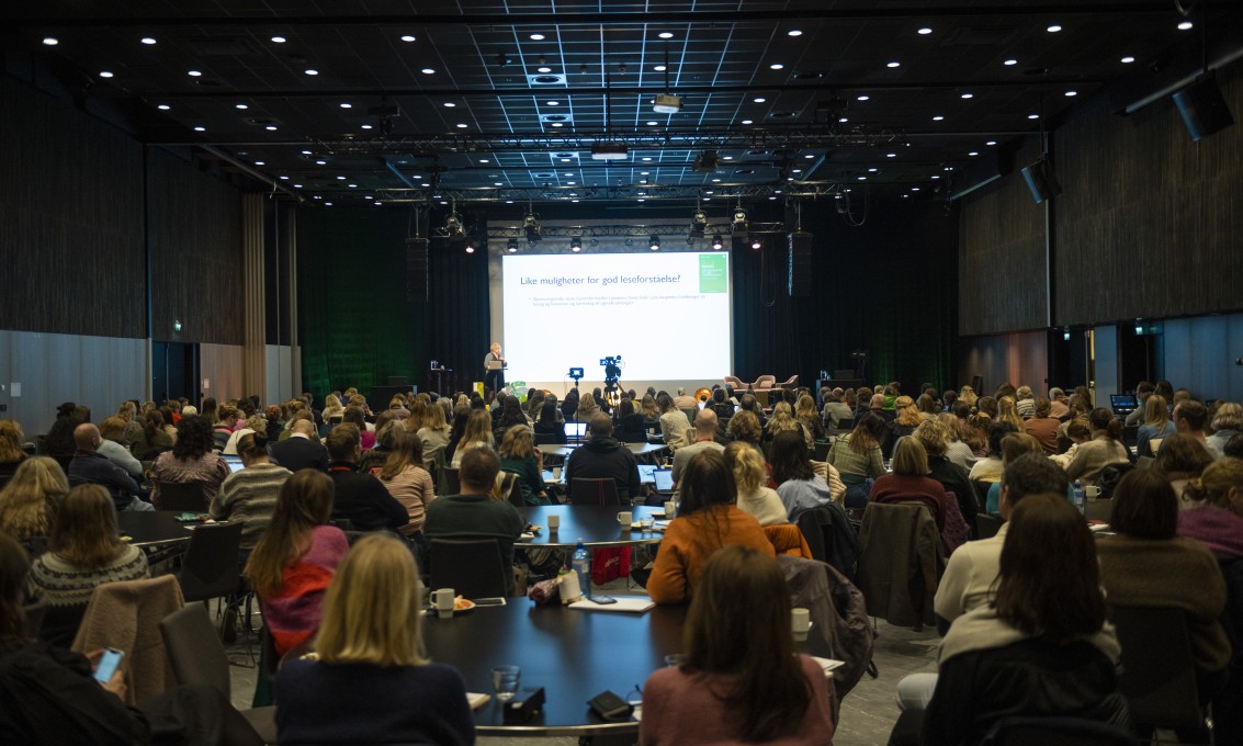 Fullsatt konferansesal