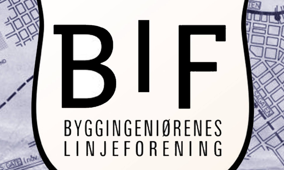 Logo til linjeforeningen BIF, byggingeniørenes linjeforening. 