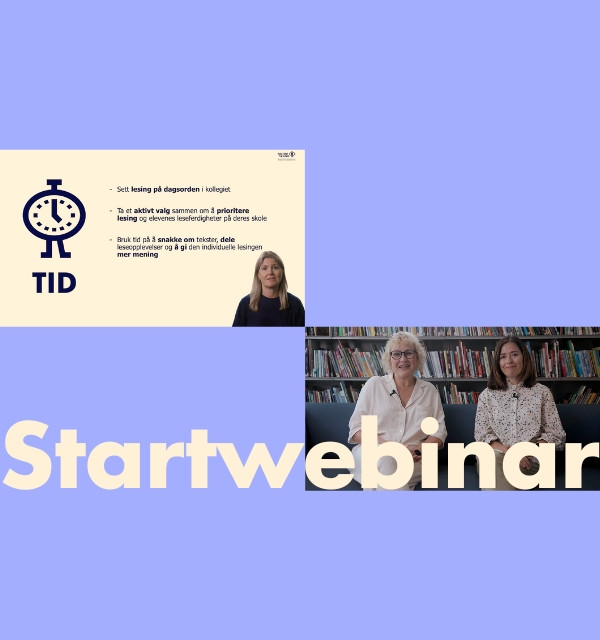 Webinar: Planleggingsdager med Nasjonalt lesesenter 