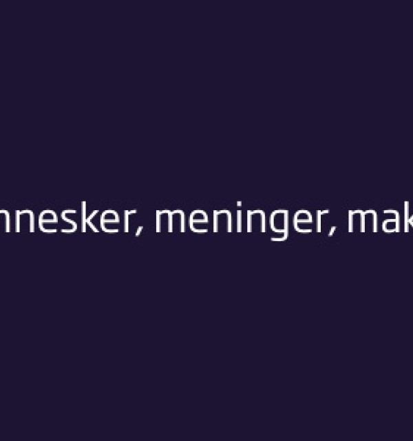 Podkast: Mennesker, meninger, makt