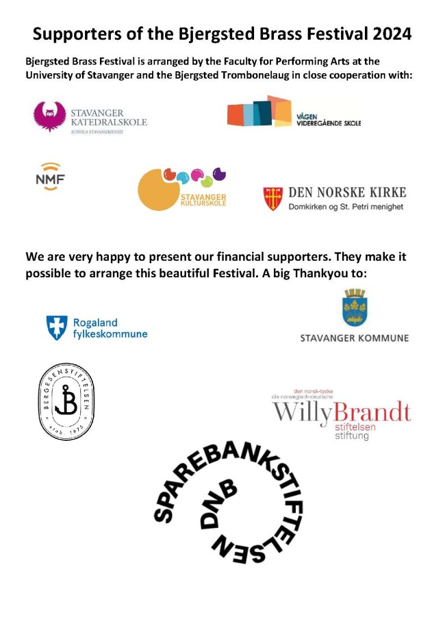 Logoer fra støttespillere