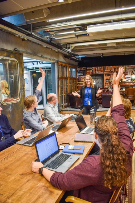 Undervisning i bibliotekets Dataverksted