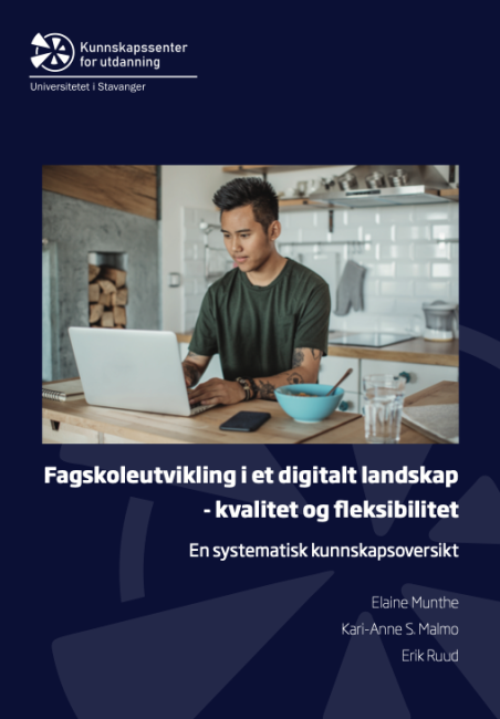 forside til kunnskapsoversikten Fagskoleutvikling i et digitalt landskap